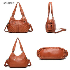 Leather Women's Shoulder Bag Crossbody Purse
