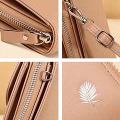 Small Leather Crossbody Bag Women Phone Purse Mini Messenger Bag
