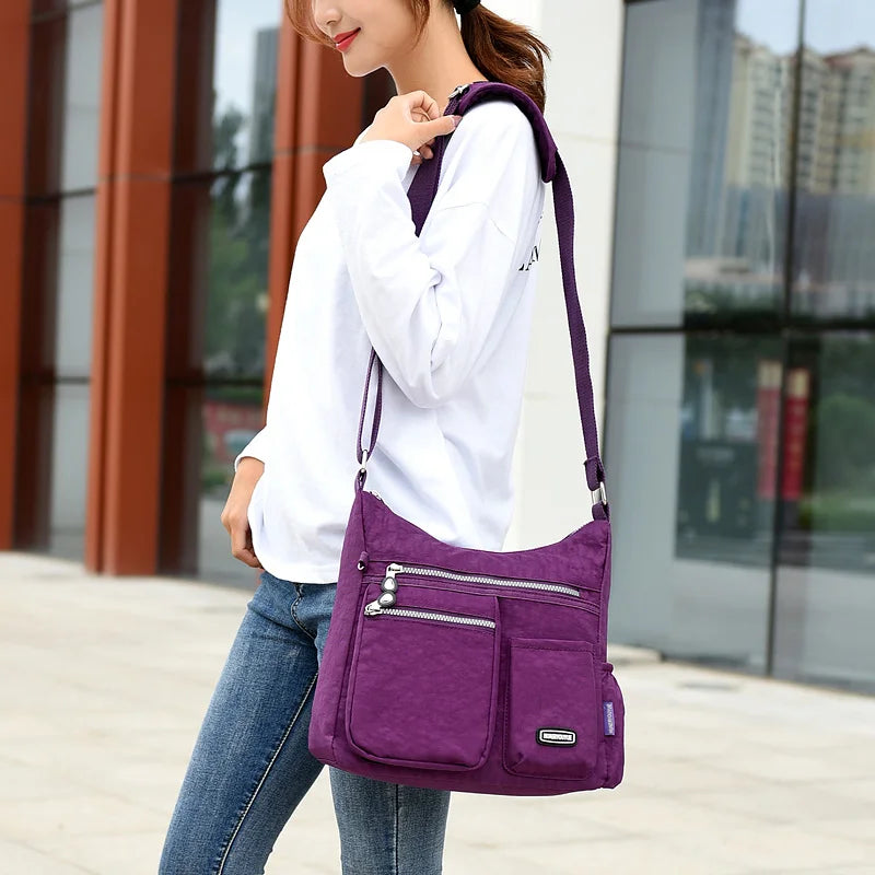 Nylon Waterproof CrossBody Bag Women Shoulder Bag