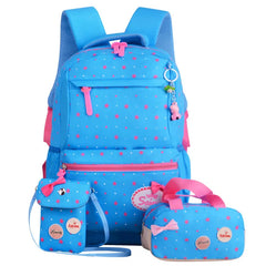 Kids School Bags Girls Backpack Set Travel Shoulder Bag