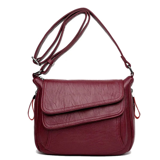 Women Leather Messenger Bag Summer Shoulder Purse