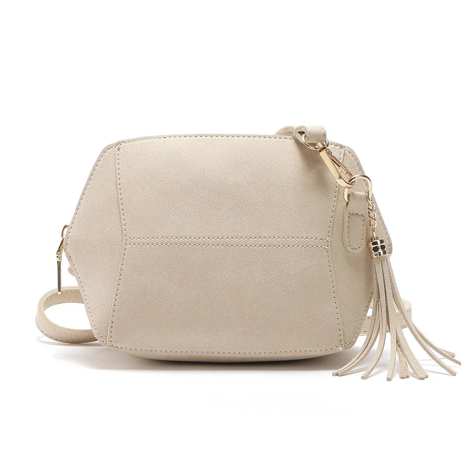 Shell Messenger Bag PU Leather Mini Female Shoulder Bag