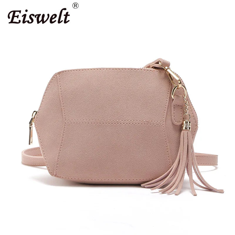 Shell Messenger Bag PU Leather Mini Female Shoulder Bag