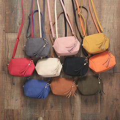 Shell Messenger Bag PU Leather Mini Female Shoulder Bag