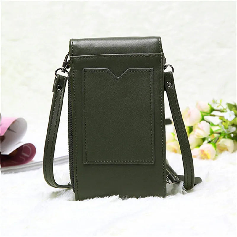 Mini Bag Cell Phone Bags Small Crossbody Casual Flap Shoulder Green