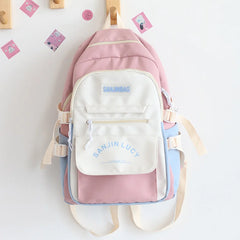 Girls School Backpack College Students Large Capacity Bag