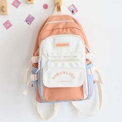 Girls School Backpack College Students Large Capacity Bag
