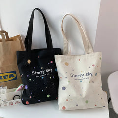 Women's Large Canvas Shoulder Bag