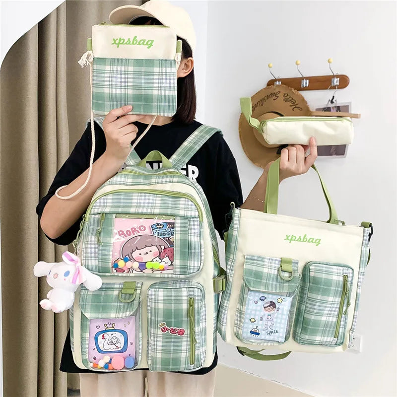 Large Capacity Female Backpack for College Students