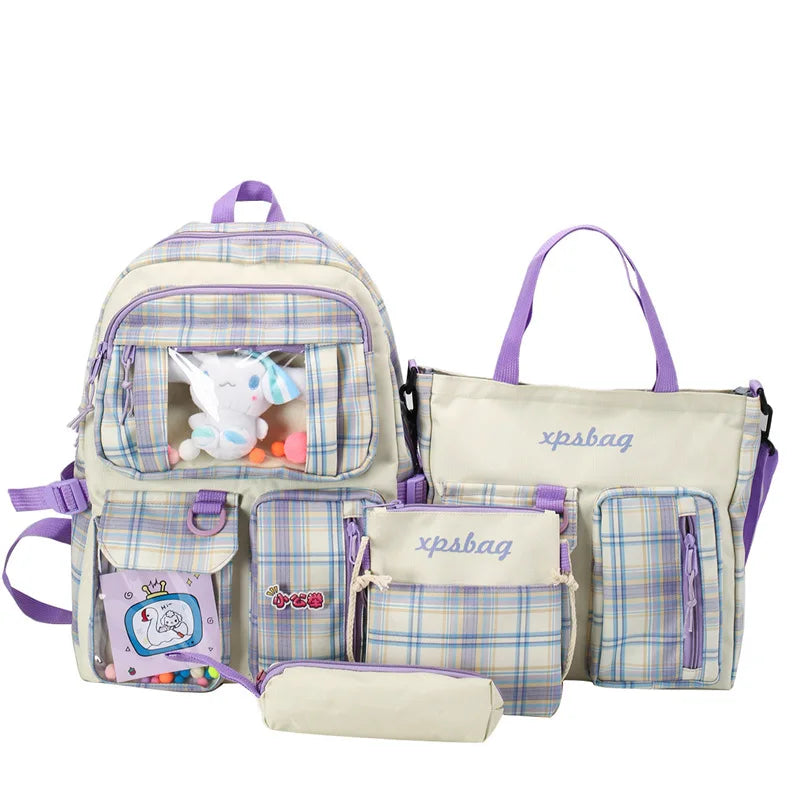 Large Capacity Female Backpack for College Students