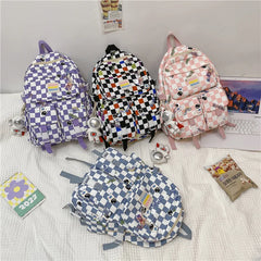 Girls' Astronaut Print Backpack - Large Capacity for School