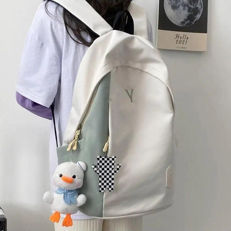 Large Capacity School Backpack for Students, Travel Shoulder Bag