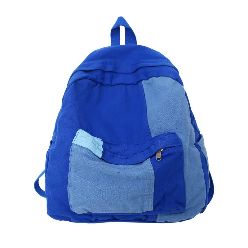 Girls Canvas School College Backpack Harajuku Style