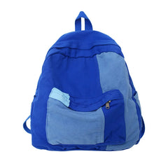Girls Canvas School College Backpack Harajuku Style