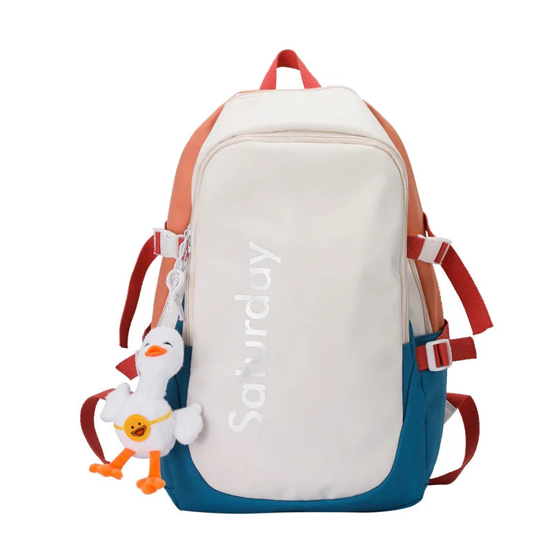 Girls Shoulder Schoolbag College Student Backpack