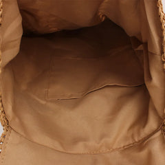 Women's Straw Backpack Beach Bag Handbag