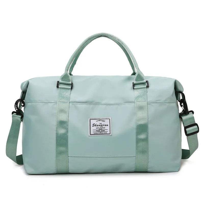 Large Capacity Portable Luggage Bag Wet Dry Separation Travel Handbag