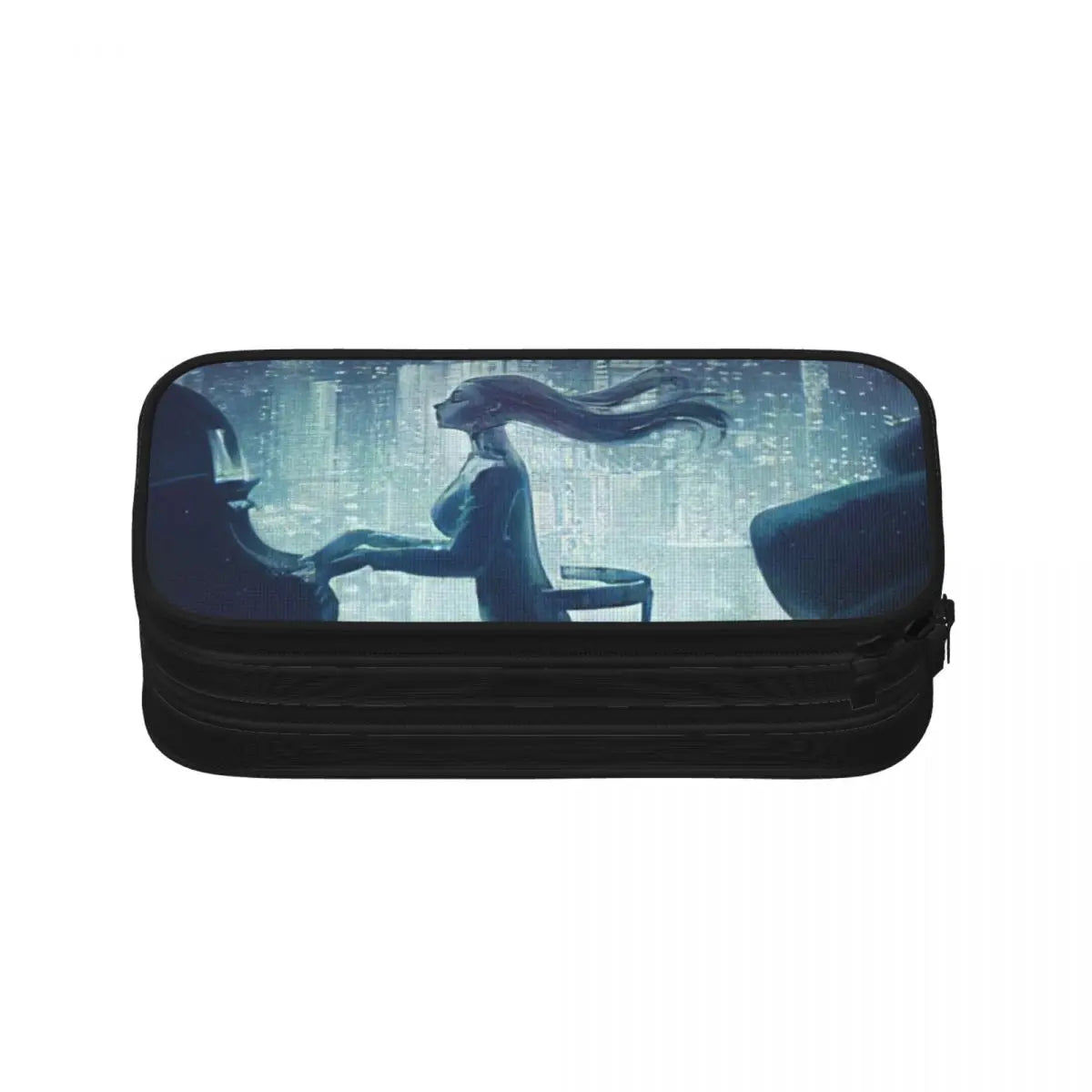 Dry Drowning Pen Box Student School Anime Zipper Pen Bag