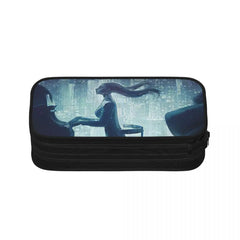 Dry Drowning Pen Box Student School Anime Zipper Pen Bag