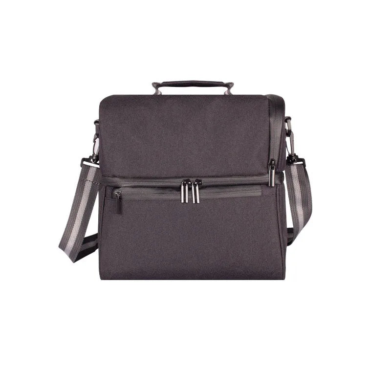 Insulated Dual Compartment Lunch Bag for Men/Women