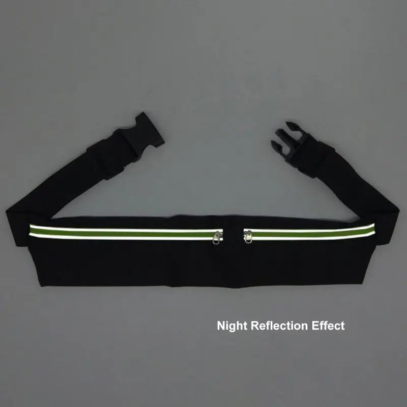 Dual Pocket Running Belt Phone Pouch Waist Bag for Jogging Cycling