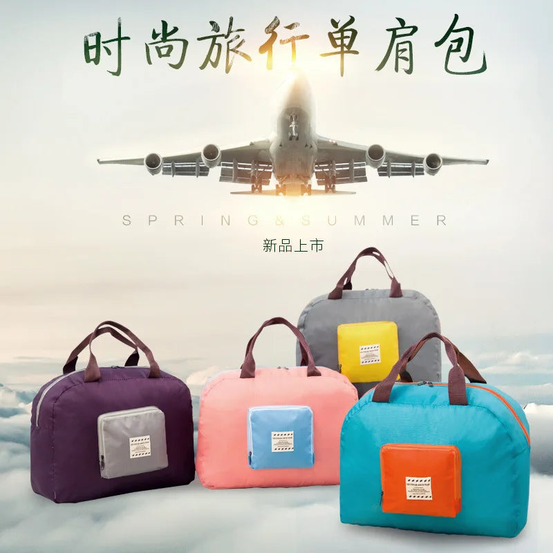 Nylon Waterproof Duffel Bag Aircraft Bag One-Shoulder Travel Bag