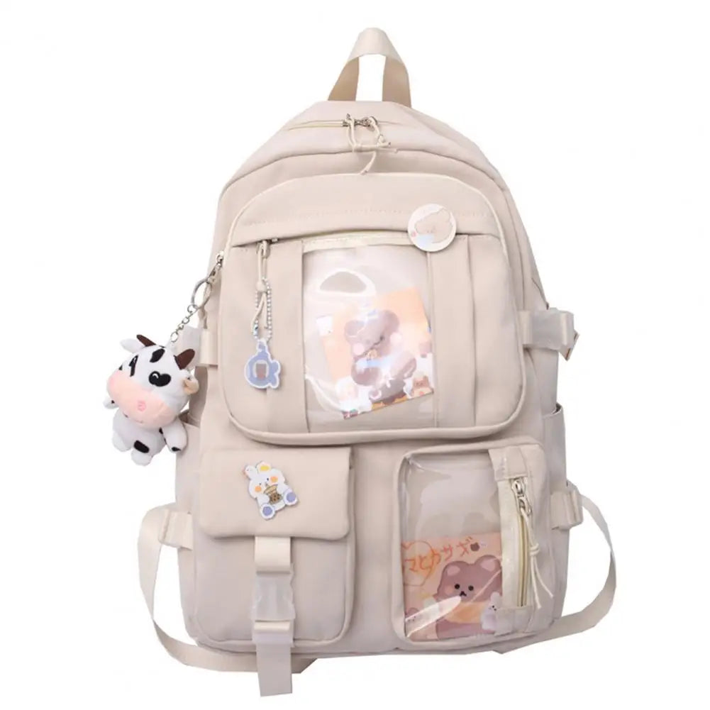 Durable Zipper Backpack for College Students