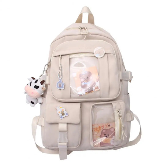 Durable Zipper Backpack for College Students