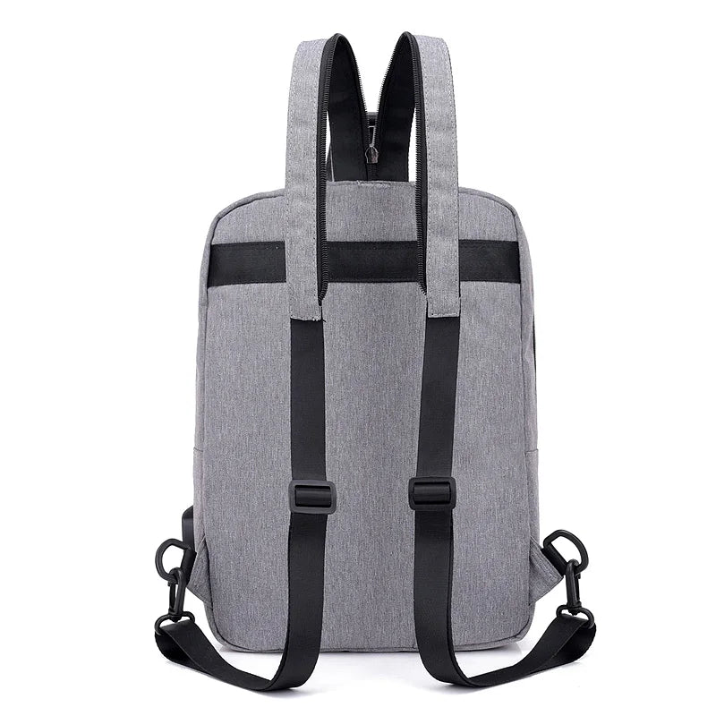 Dxyizucanvas Chest Bags Backpack Multi-pockets Men Bags Causal Shoulder Bags