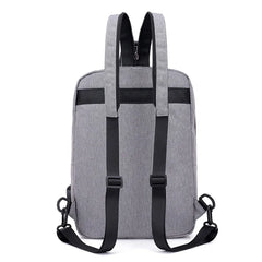 Dxyizucanvas Chest Bags Backpack Multi-pockets Men Bags Causal Shoulder Bags