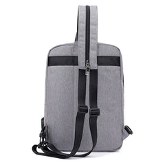 Dxyizucanvas Chest Bags Backpack Multi-pockets Men Bags Causal Shoulder Bags