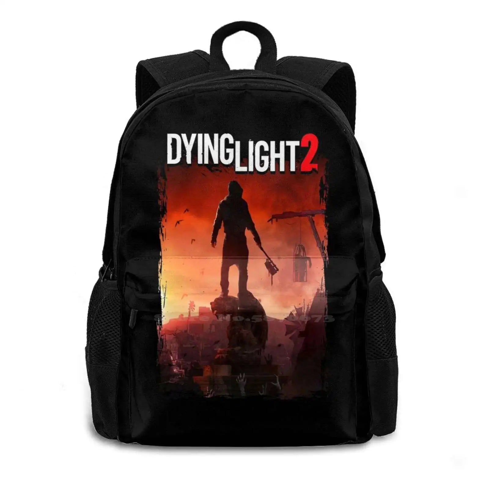Dying Light 2 Video Game Backpack For Student School Laptop Travel Bag