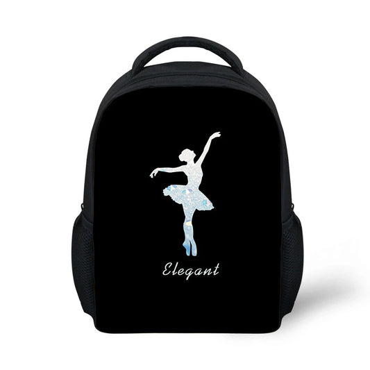 Angel Wing Print Small School Bags For Girls Boys Satchels Music Note