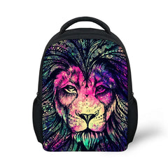 ELVISWORDS Animal Print School Bags Kids Backpack Mochila Escolar