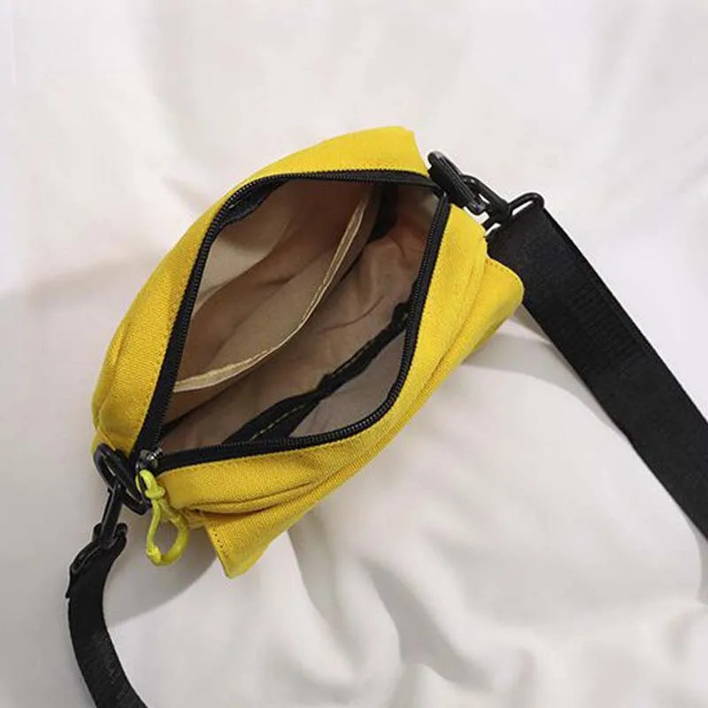 Cartoon Canvas Shoulder Bag for Women