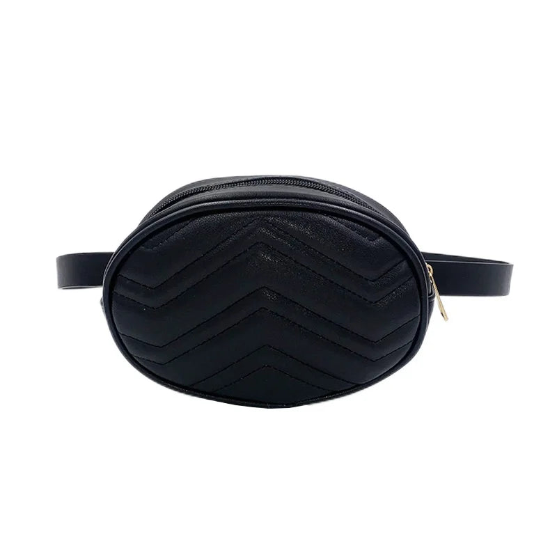 Women's Saddle Waist Bags in Pu Leather