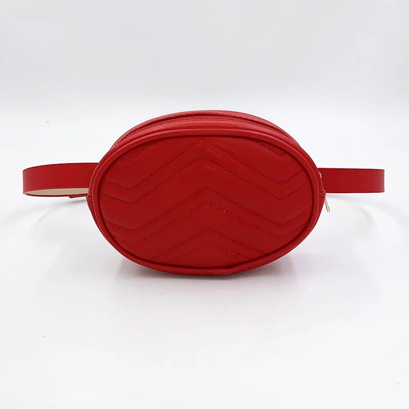 Women's Saddle Waist Bags in Pu Leather