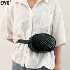 Women's Saddle Waist Bags in Pu Leather