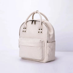 Eco Cotton Canvas Small Backpack Women Girls