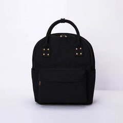 Eco Cotton Canvas Small Backpack Women Girls