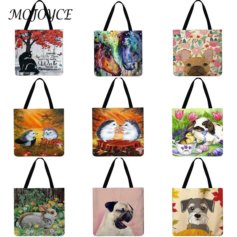 Eco-Friendly Folding Shopping Bag Reusable Portable Shoulder Handbag
