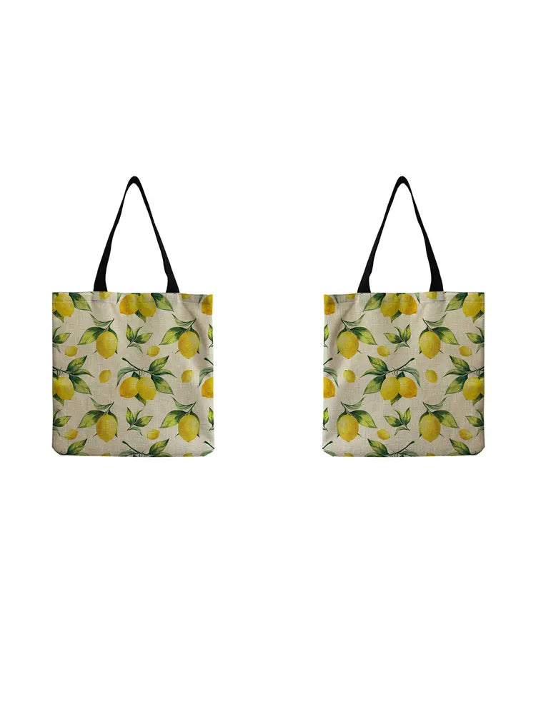 Foldable Lemon Tote Eco Shoulder Bag