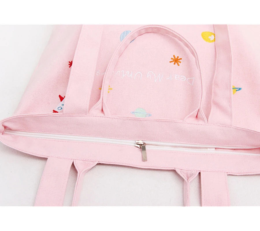 Eco Recyclable Tote Bag Shopping Reusable Cloth Cherry
