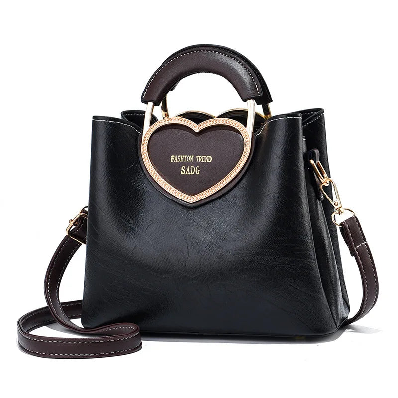 Edition Ladies Hand Bag Love Hardware Shoulder Slope PU