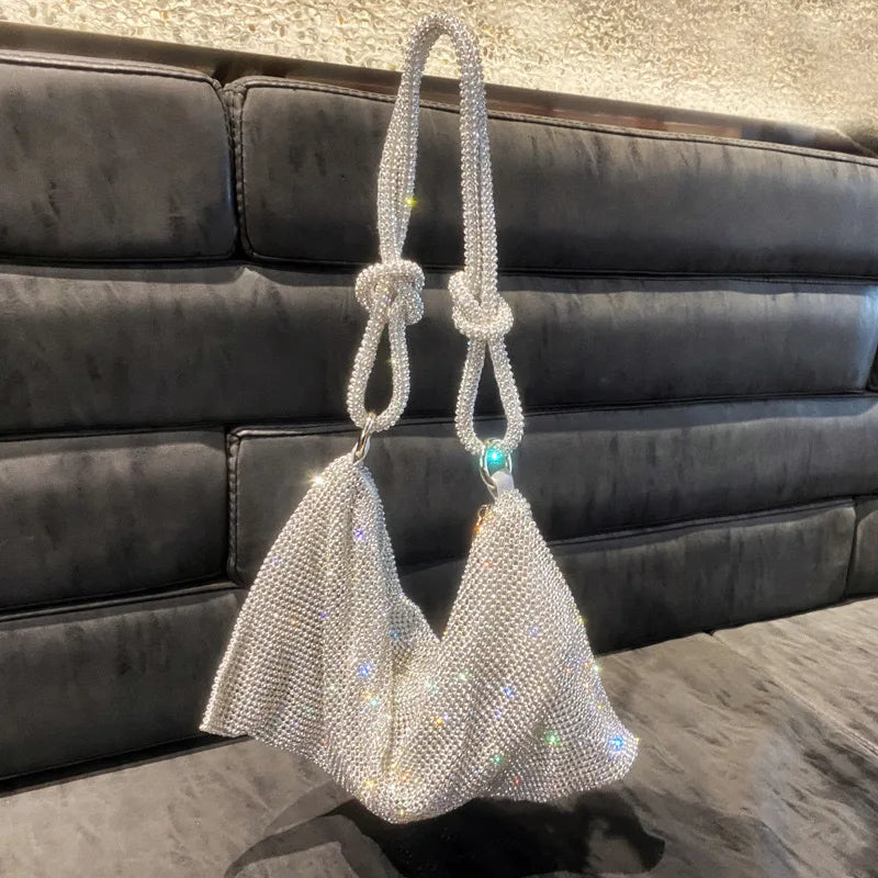 Rhinestone Evening Clutch Bag for Women Party Wedding