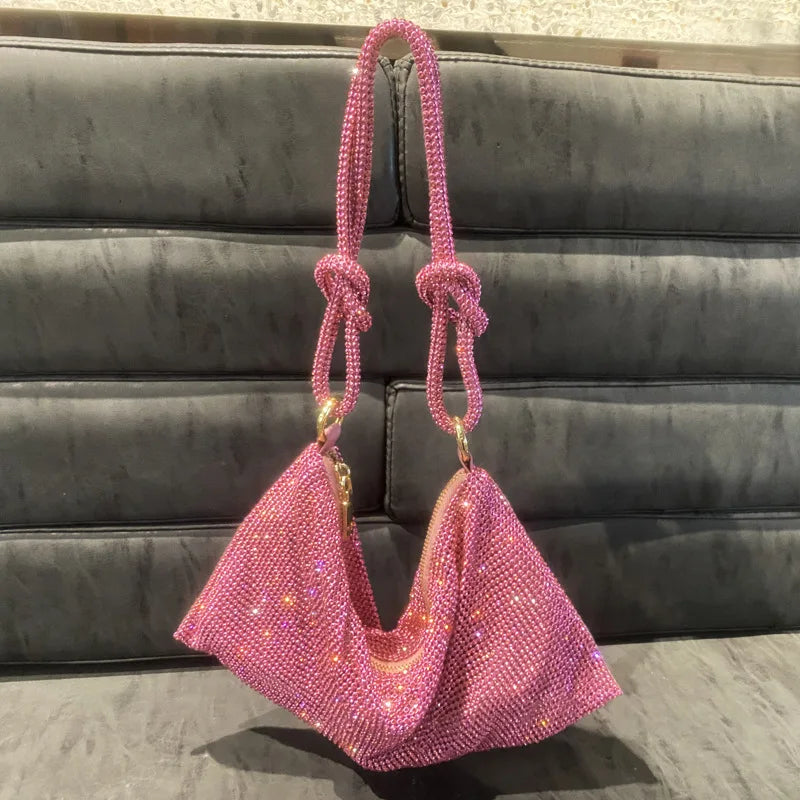 Rhinestone Evening Clutch Bag for Women Party Wedding