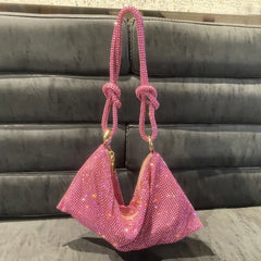 Rhinestone Evening Clutch Bag for Women Party Wedding