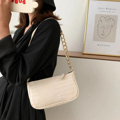 Purple Armpit Sling Handbag Lady Shoulder Messenger Bag
