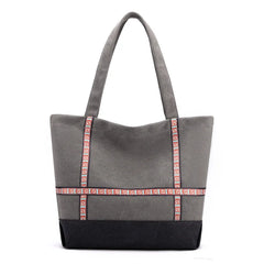 Canvas Women's Shoulder Handle Bag Mother Tote Travel Handbag