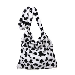 Cow Pattern Women Tote Large Capacity Shoulder Bag